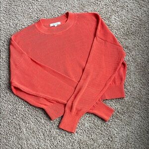Madewell Women's Bright Cropped Crew Neck Sweater Size Medium